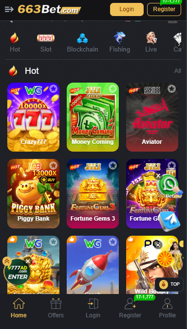 
633bet-app-homepage-games-list