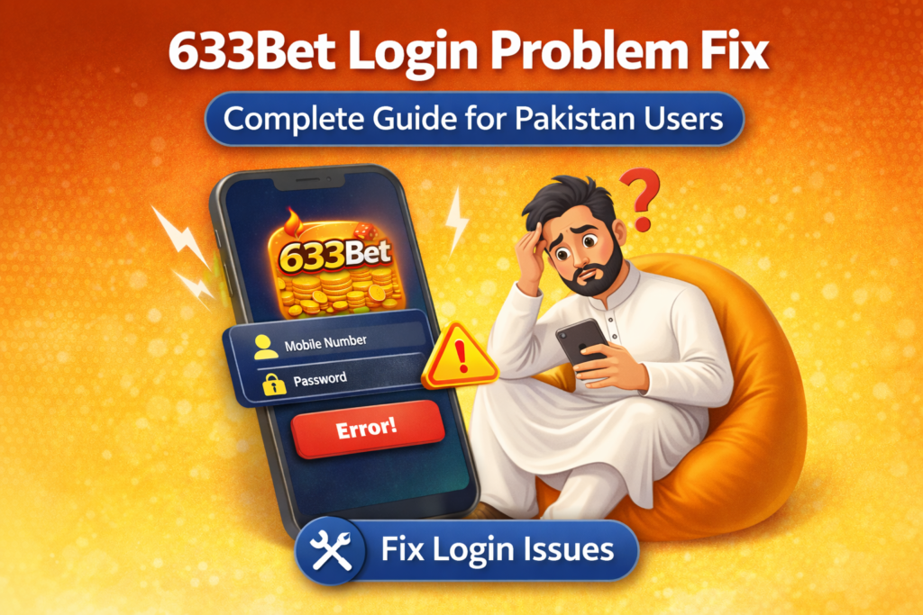 Fix 633Bet login problems guide